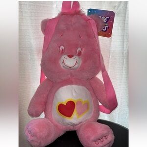 Care Bears Love-a-Lot Bear 17” Plush Mini Backpack
